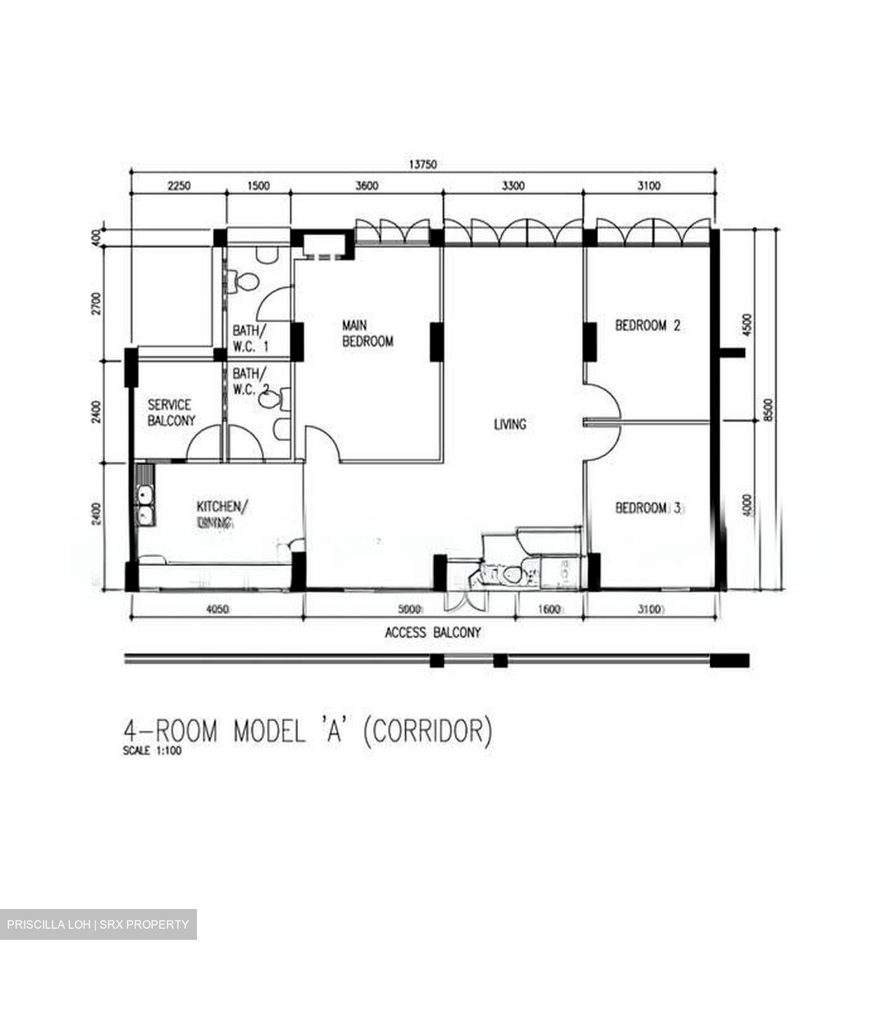 Blk 82 Lorong 4 Toa Payoh (Toa Payoh), HDB 4 Rooms #556138811